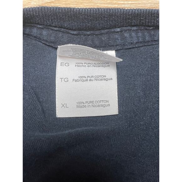 Oggis Pizza and Brewing Hop Juice Graphic Black TShirt Extra Large - Picture 4 of 4